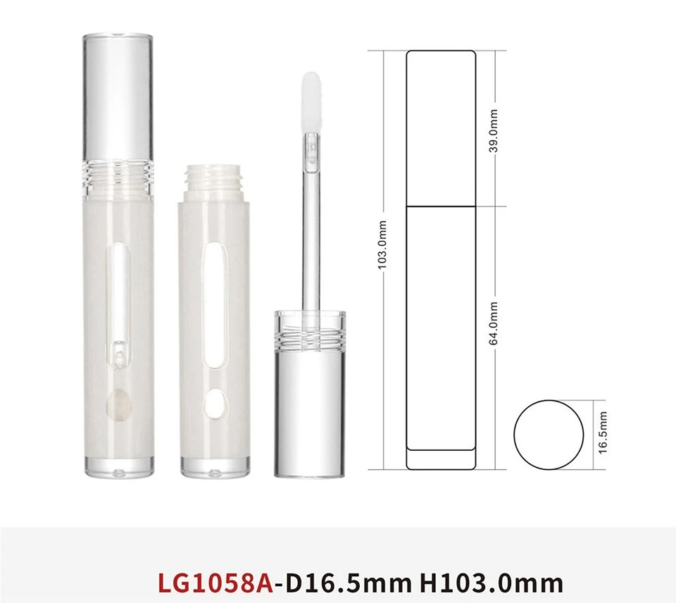 Clear Empty Lip Gloss Tubes
